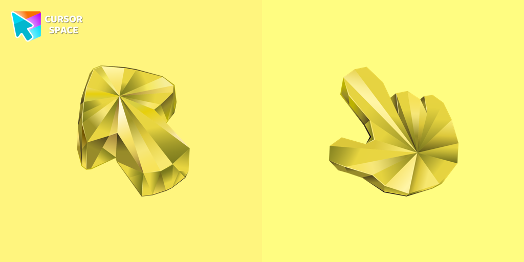 Custom Cursor Yellow Sapphire Texture For Chrome